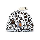 Unisex Carhart Cow Print Acrylic Watch Hat Beanie Winter Knit Cap Authentic A18