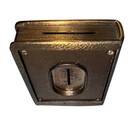 Vintage Brass Baby Book Bank Safeway Employees Association Sea Coin 