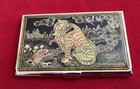 Design Chosun Mother-of-pearl Korean Business Card Case Tiger Art Gift Boxed