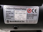 World Medical Cvp-45sh Oilless Piston Pump Flow Rate 45 L min Max 10 Bar