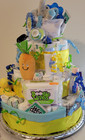3 Tier Diaper Loaded Baby Shower Diaper Cake