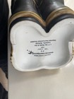 Ceramic Firefighter Boots And Helmet  Decanter 