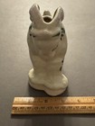 Mcm Flower Design Off White Horse Pony Ceramic Cottagecore Planter Vase Vtg