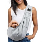 Dog Cat Sling Carrier Hands Free Reversible Pet Pouch Bag For Small Pets Grey Us