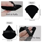  Face Makeup Puff For Body Loose Powder Beauty Makeup Tool Black