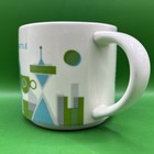 2013 Starbucks Seattle Skyline  you Are Here  14 Fl  Oz  White Ceramic Mug