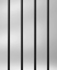 Deckorators 32  Classic Round Aluminum Deck Balusters 64 Pack - Black