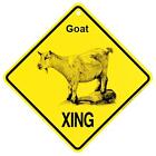 Goat Crossing Xing Sign New Made In Usa 14 3 8 X 14 3 8