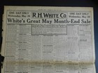 Wwi Era Newspaper - The Boston Post - May 28 1918 - 4 Pgs  