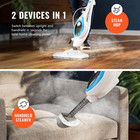 Pursteam 10-in-1 Steam Mop  Floor Steamer With Detachable Handheld Steam Cleaner