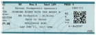 2017 Moody Blues Full Complete Concert Ticket Stub Los Angeles Ca