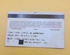 Walt Disney World Expired Admission Pass 25th Ann  Park Hopper 1997 Orange