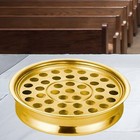 Christian Church Brass Tone Aluminum Communion Tray With Insert 12 1 4 In
