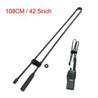 Abbree Foldable Antenna Sma-female For Baofeng-uv-5r 82 Two-way Radio 