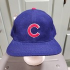 Vtg Chicago Cubs Sports Specialties Script Wool Mlb Baseball Mens 7 5 8 Hat Cap