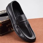100  Genuine Leather Cowhide Men Soft Business Casual Shoes Loafers Driving Shoe