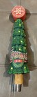 Rare Breckenridge Brewery Christmas Ale Tree Beer Tap Handle New-working Lights 