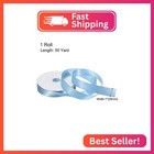 Meccanixity 1 Inch 50 Yard Wide Satin Ribbon Grosgrain Solid Silk Wedding Bouque