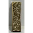Vintage 1960s Working Colibri Butane Lighter Gold Tone Textured Pattern Japan