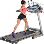 Treadmill 3 25 Hp Electric Cardio Running Machine Incline Foldable For Home Gym