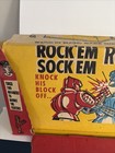 Rock Em Sock Em Robots Vintage 1960 s W  Box - Free Shipping