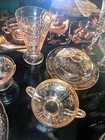 Rare 80-piece Vintage Pink Depression Glass Collection - Highly Preserved