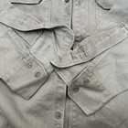 Vtg 1950   s Us Army Military Khaki Uniform Stand Up Collar Shirt Officer 1952 Med