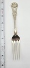 Vtg Tiffany English King Sterling Silver 7 1 2  Dinner Fork - No Mono Excellent 