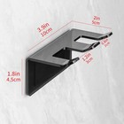 Luexbox Safety Razor Holder For Shower Wall  Self Adhesive Razor And Brush Stand