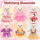 Bear Clothes With 1 Pcs Bear  Stuffed Animal Clothes Plush Doll Small Animal    