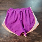 Nike Girls Youth Size Medium Athletic Shorts Purple White Orange  note
