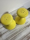 Vintage Salt Pepper Shaker Mid Century Modern Yellow 1970 s Mcm Home Decor Retro