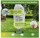 2 Pack Plant Covers Freeze Protection  48 w X 72 h Winter Frost Blanket 2 36 Oz 