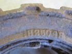 8 Vintage 7  John Deere Rusty Cast Iron Planter Plate  4  H697-r  4  H8504-r