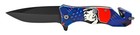 5    President Trump Statesman Red White Blue Folding Pocket Knife-free Shipping  