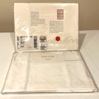 Frette Set Of 2 Pillow Euro Shams The Hotel Collection White 100  Cotton- New