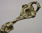 Pretty German 800 Solid Silver Gilt Jam Preseve Spoon C1905