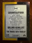 Star Trek The Original  Series Season 2  A46 William Schallert  Autograph