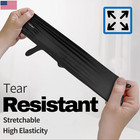Box Of 100 Black Nitrile Gloves Industrial Powder-free Disposable Gloves Large L