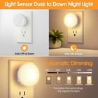 Led Night Lights Plug Into Wall 5-pack  Plug In Nightlight Soft White With Light