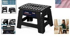 Compact 9-inch Step Stool With 300 Lbs Capacity - Perfect For Kitchen   Bathroom