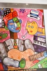 Vintage 1989 Chicago Blues Festival Original Poster Grant Park Art By Bob Novak