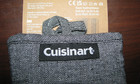 Cuisinart 2-pack Heat Resistant Mini Oven Mitts  black Herringbone  Pot Holders