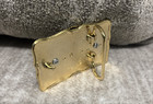 Western Dress Belt Buckle Ionalite Cowboy Cowgirl Vintage Gems By Jim Usa 2