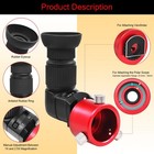 Right Angle Viewfinder For Camera   Polar Scope  1x 2 5x Magnification Includ   
