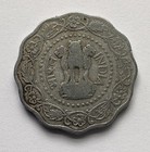 India 10 Paise 1972 Km 27 1 Scalloped Edge Intricate Design Coin