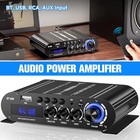 100w Bluetooth Audio Power Amplifier 2 1 Channel Stereo Amp Receiver Usb aux rca
