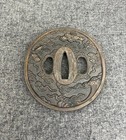 Japanese Tsuba Unsigned Copper Sword Guard Cloud Motif