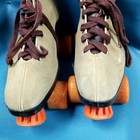 Vintage Nash Cruisers Brown Suede High Top Roller Skates Women s Sz 8