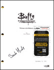 Sarah Michelle Gellar Signed Autograph Buffy The Vampire Slayer Script Jsa Coa